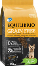 Equilíbrio Grain Free Adulto Raza Pequeña 1.5Kg